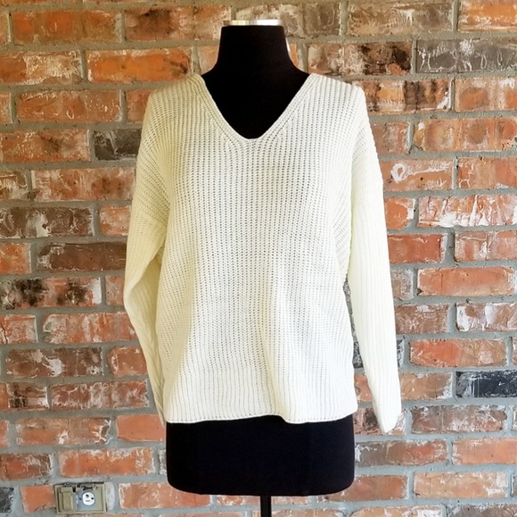 NWOT Adeline Clothing Cream Sweater sz S/M - Picture 5 of 8